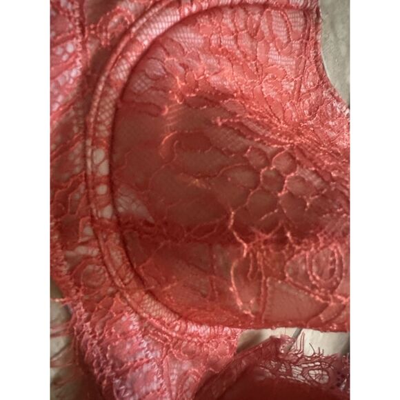 Dora Larsen 36D Multi Color Bra Pink Orange Lavender - Picture 3 of 6